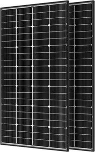 $260 JJN Bifacial 400W Solar Panel 2Pcs 200W 12V