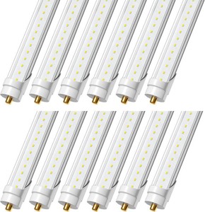 $160 ONLYLUX 8ft LED Lights, 5850LM, 6000K, 12pk