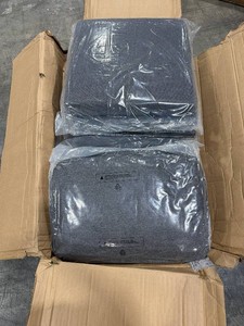3 Seat Sofa with 2 Pack Ottoman - Dark Grey