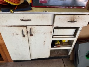 Garage organizer and contents
