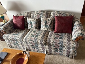 Loveseat and couch matching set