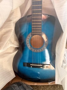 New Best Choice Products 30 Kids Acoustic Guitar  Blueburst Beginner Guitar