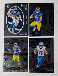 Puka Nacua 4-Card Rookie Football Card Lot