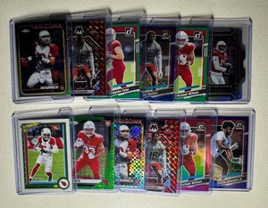Arizona Cardinals 12-Card ParallelNumbered Football Card Lot