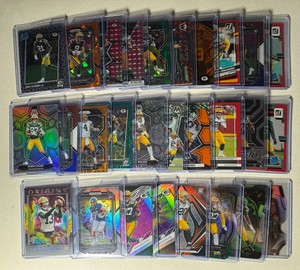 Green Bay Packers 28-Card ParallelNumbered Football Card Lot