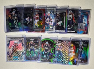 New England Patriots 13-Card Parallel Football Card Lot