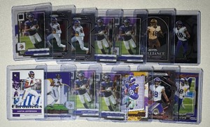 Justin Jefferson 14-Card BaseInsert Minnesota Vikings Football Card Lot
