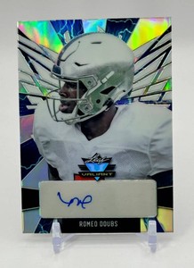 Romeo Doubs 2022 Leaf Valiant Auto 34 Rookie Football Card No. PA-RD1