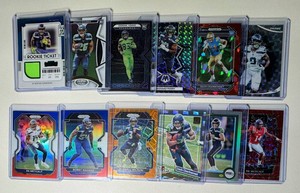 Seattle Seahawks 12-Card ParallelNumbered Football Card Lot