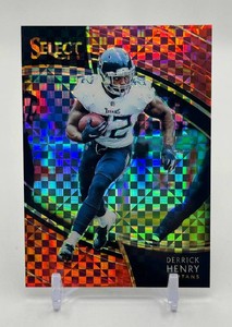 Derrick Henry 2018 Select Red Power Field Level 0449 Football Card No. 222