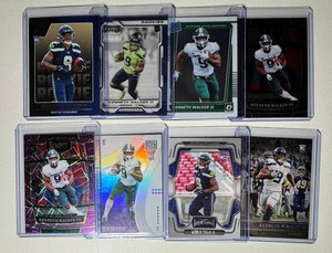 Kenneth Walker 8-Card Rookie Football Card Lot