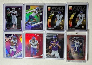 Minnesota Vikings 8-Card Numbered Football Card Lot