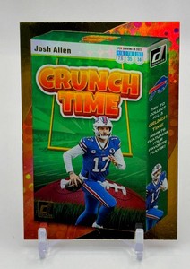 Josh Allen 2023 Donruss Crunch Time Insert Football Card No. CT-4