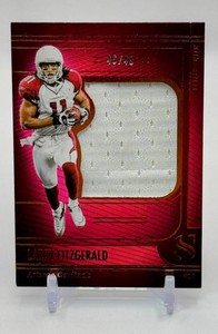 Larry Fitzgerald 2025 Silhouette Jumbo Relic 4649 Football Card No. SS-LFD