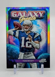 Tom Brady 2024 Topps Chrome Cosmic Galaxy Greats Football Card No. GG-6