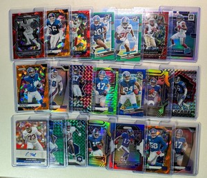 New York Giants 21-Card AutoParallel Football Card Lot