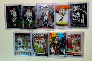 Joe Burrow 9-Card Football Card Lot