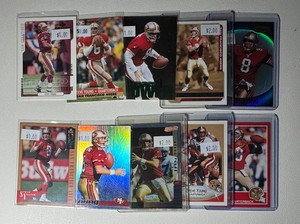 Steve Young 10-Card Football Card Lot