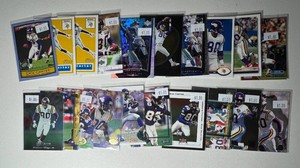Cris Carter 20-Card Minnesota Vikings Football Card Lot