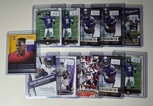 Teddy Bridgewater 11-Card Minnesota Vikings Rookie Football Card Lot