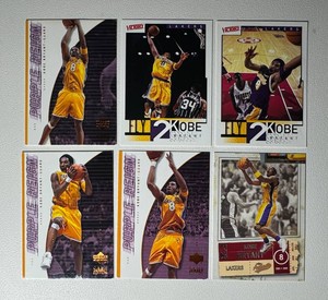 Kobe Bryant 6-Card Basketball Card Lot