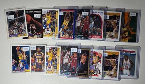 Magic Johnson 16-Card Basketball Card Lot