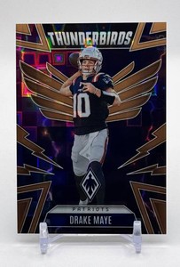 Drake Maye 2025 Phoenix Thunderbirds Bronze Pandora 086125 Football Card No. 35