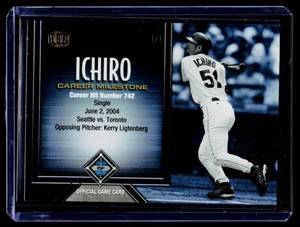 Ichiro Suzuki TRUE 1 of 1 HBP Honus Bonus Partners Baseball Card
