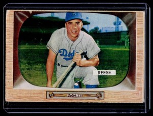 Pee Wee Reese 1955 Bowman #37 Vintage Baseball Card