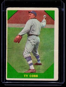 Ty Cobb 1960 Fleer Baseball Greats #42 Vintage Baseball Cardl