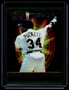 Kirby Puckett 1994 Topps Finest #204 Minnesota Twins Baseball Card