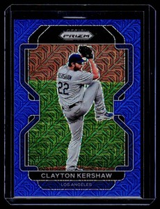 Clayton Kershaw 199 Blue Refractor Prizm 2022 #2 Numbered 19199 Baseball Card