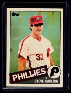Steve Carlton 1985 Topps TIFFANY #360 Rare Vintage Baseball Card