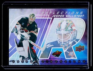 Jesper Wallstedt RC Foil 2024-25 Upper Deck Rookie Reflections #RR-15 Minnesota Wild Hockey Card