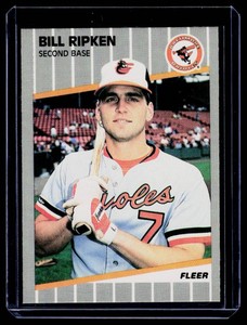 Bill Ripken Black Box FF Error Card 1989 Fleer #616 Baseball Card