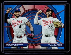 Royce Lewis  Carlos Correz 150 Foil Insert 2025 Topps #DD-11 Minnesota Twins Baseball Card