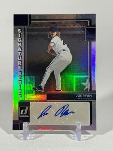 Joe Ryan Auto Foil 2022 Donruss Signature Series #SS-JR Minnesota Twins Baseball Card