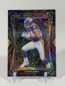 Randy Moss Black Refractor 2024 Obsidian #130 Minnesota Vikings Football Card
