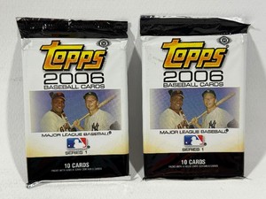 2 Packs 2006 Topps Series 1 Baseball Cards