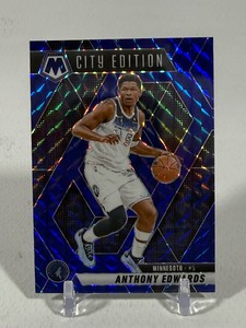 Anthony Edwards 199 2024-25 Mosaic City Edition 3279 Numbered 13399 Minnesota Timberwolves Basketball Card