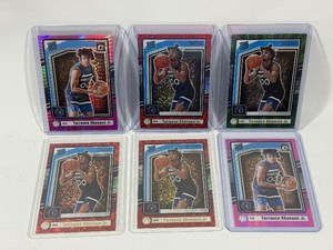 Terrence Shannon Jr. 6 RCs - Multiple Variation Prizms 2024-25 Donruss #226 and 267 Minnesota Timberwolves Rookie Basketball Cards
