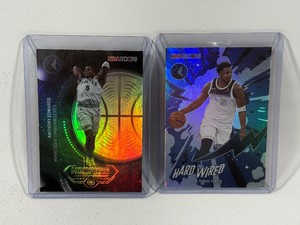 Anthony Edwards 2 Card Insert Basketball Lot - Minnesota Timberwolves
