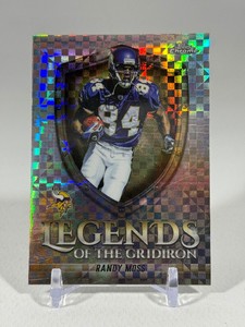Randy Moss X-Fractor 2025 Topps Chrome Legends of the Gridiron #LOG-25 Minnesota Vikings Football Card