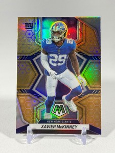 Xavier McKinney Honeycomb Prizm 2022 Mosaic #149 Footnall Card
