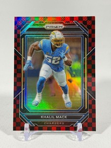 Khalil Mack Black Checkered Prizm 2022 #154 Football Card