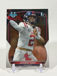Jaxon Dart RC2022 Bowman University #94 Rookie Football Card