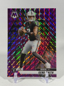 Geno Smith 49 Purple Mosaic 2025 #101 Football Card