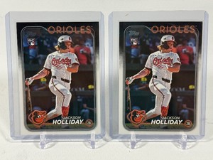 Jackson Holliday 2-Card Rookie Baseball Card Lot