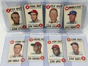 1968 Topps Game Card 6 Card Vintage Baseball Lot