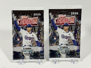 2 Packs - 2025 Topps Stadium Club Baseball Cards